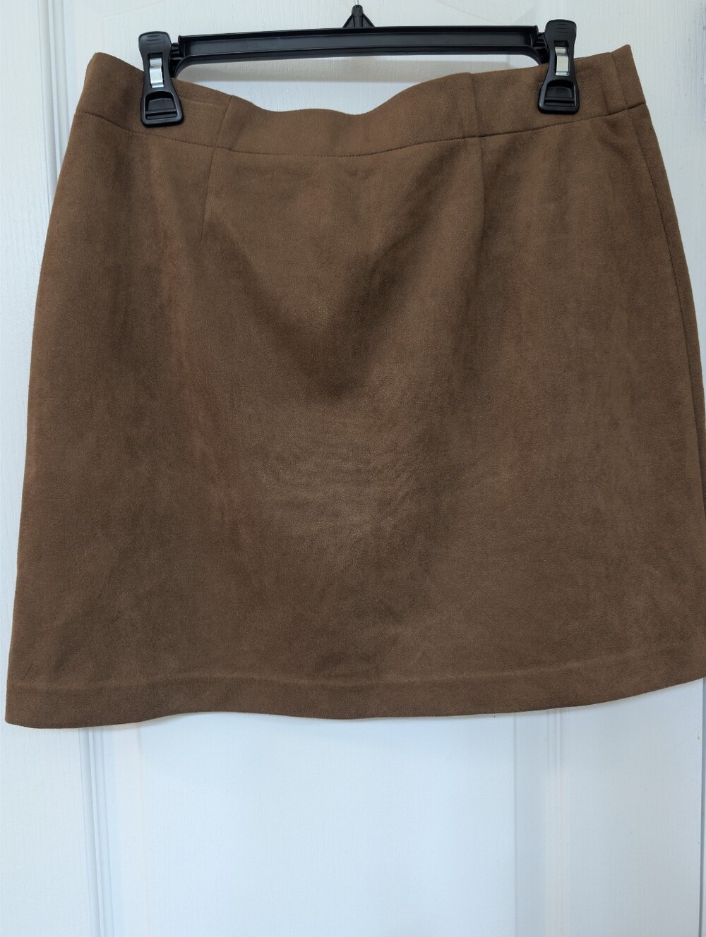 LC Lauren Conrad Faux Suede Mini Skirt - Waukesha Brown - Picture 7 of 11